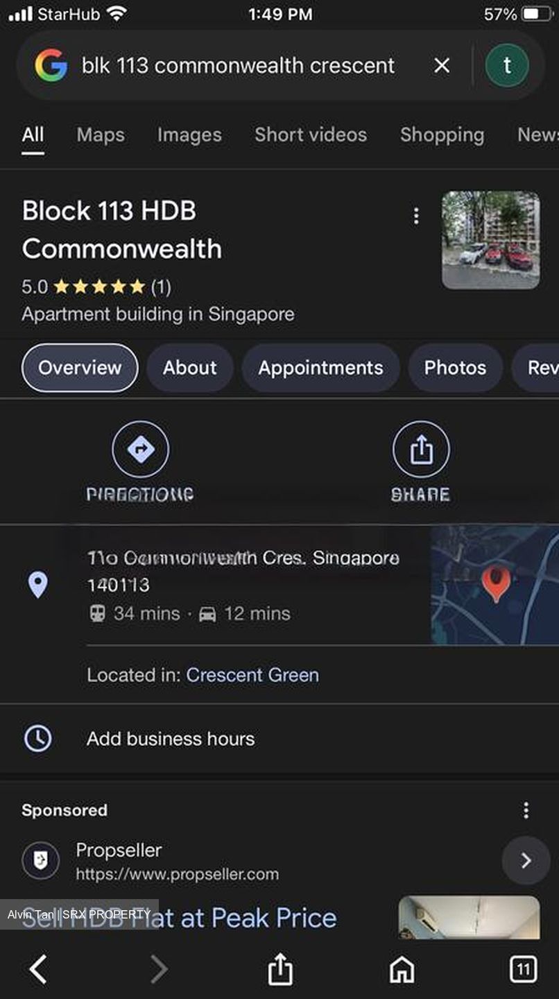 Blk 113 Commonwealth Crescent (Queenstown), HDB 3 Rooms #475140931